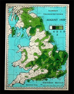 slide of rainfall patterns August 1932