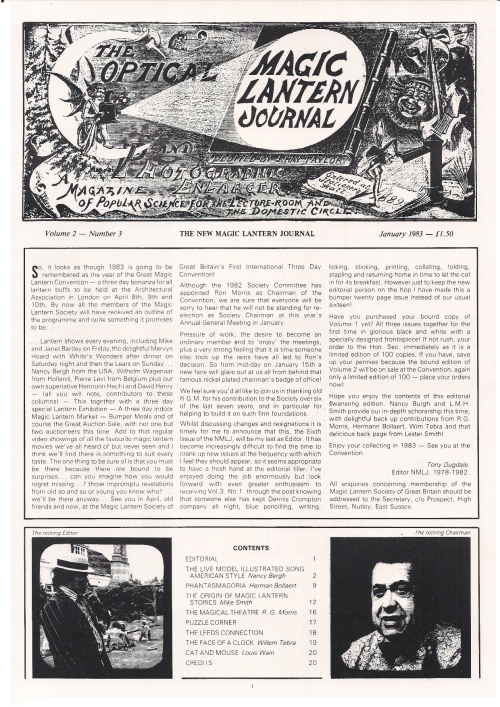 New Magic Lantern Journal Vol. 2 No. 3 New Magic Lantern Journal Vol. 2 No. 3