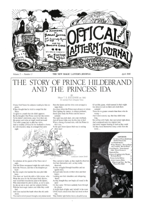 New Magic Lantern Journal Vol. 5 No. 3 New Magic Lantern Journal Vol. 5 No. 3