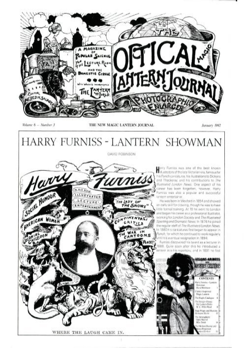 New Magic Lantern Journal Vol. 6 No. 3 New Magic Lantern Journal Vol. 6 No. 3