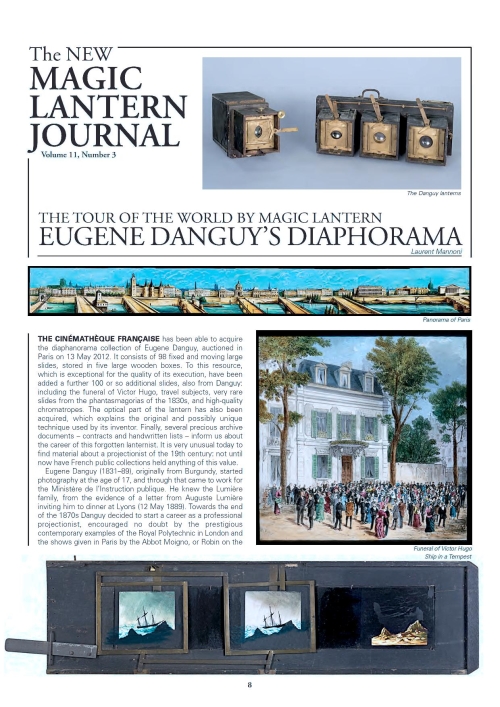 New Magic Lantern Journal Vol. 11 No. 3 New Magic Lantern Journal Vol. 11 No. 3