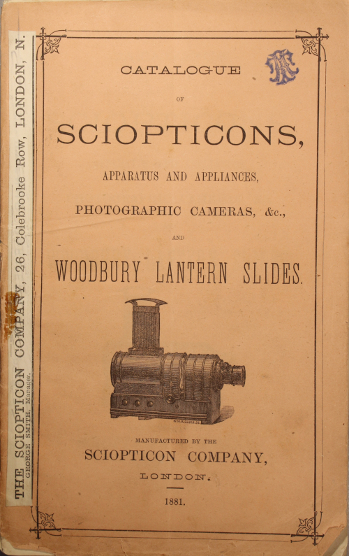 Front cover of randomly-selected catalogue