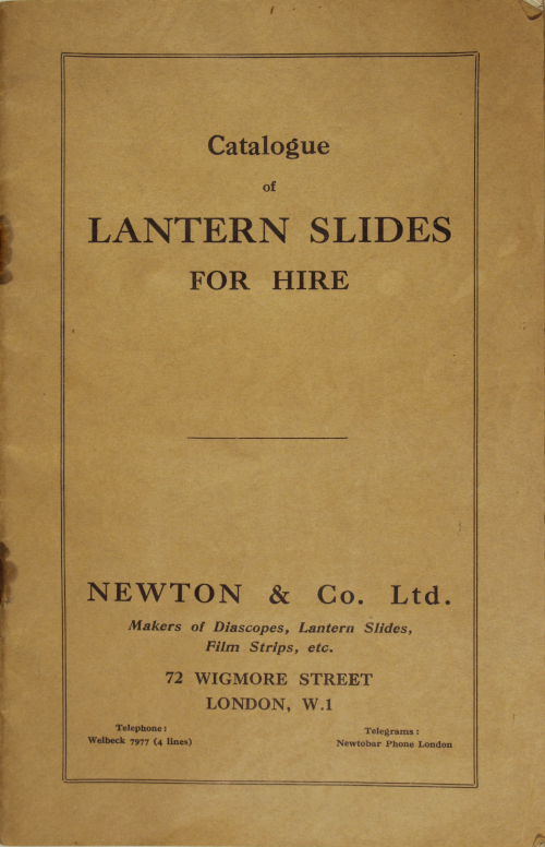 Front cover of randomly-selected catalogue