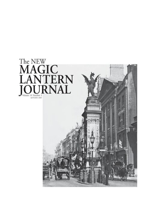 New Magic Lantern Journal Vol.  10 No.  3