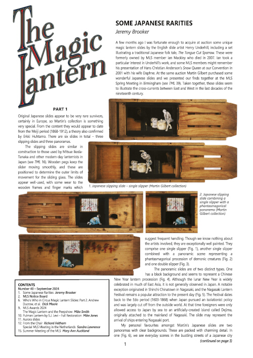The Magic Lantern No. 40 The Magic Lantern No. 40
