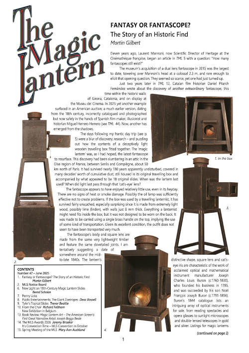 The Magic Lantern No. 47 The Magic Lantern No. 47