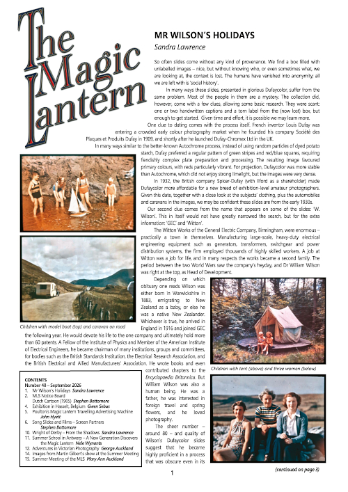 The Magic Lantern, No.  48